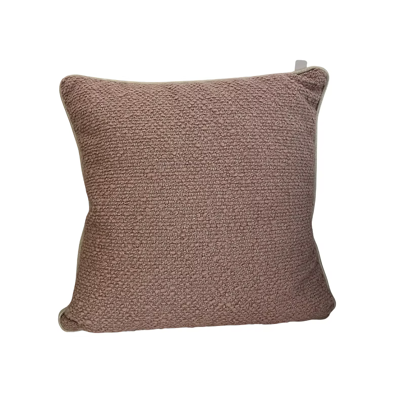 Rosewood Textured Weave Cushion – Warm Neutral