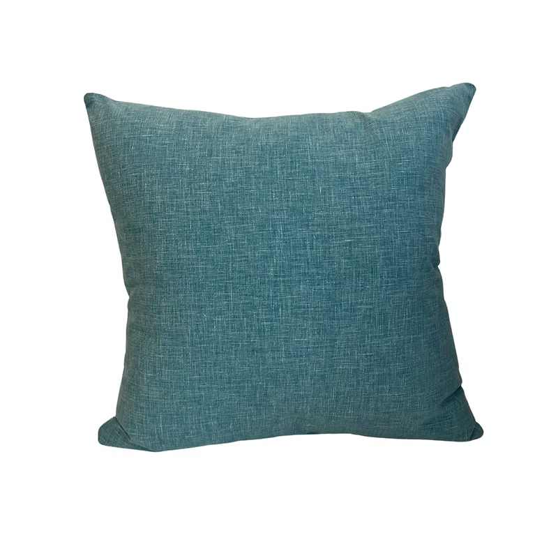Teal and Olive Geo Retro Cushion